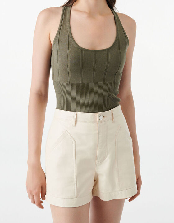 ANABA RIBBED TANK TOP